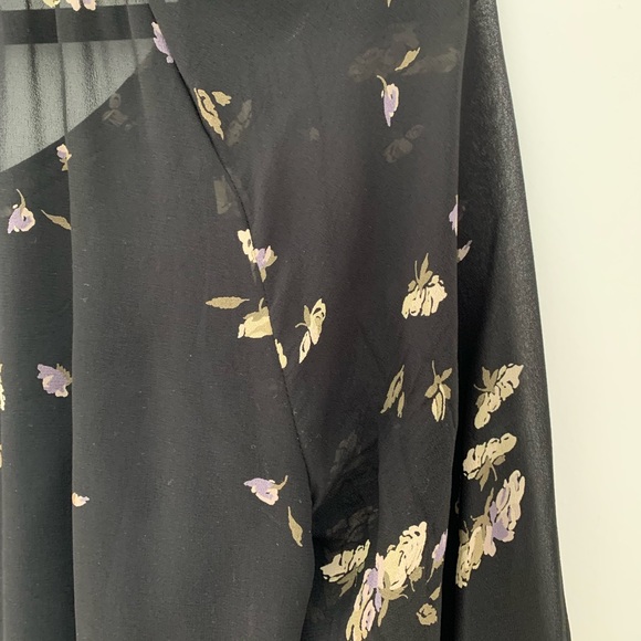 Club Monaco Floral Silk Dress - Picture 3 of 5